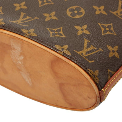Louis Vuitton Monogram Drouot Crossbody Shoulder Bag Brown Leather