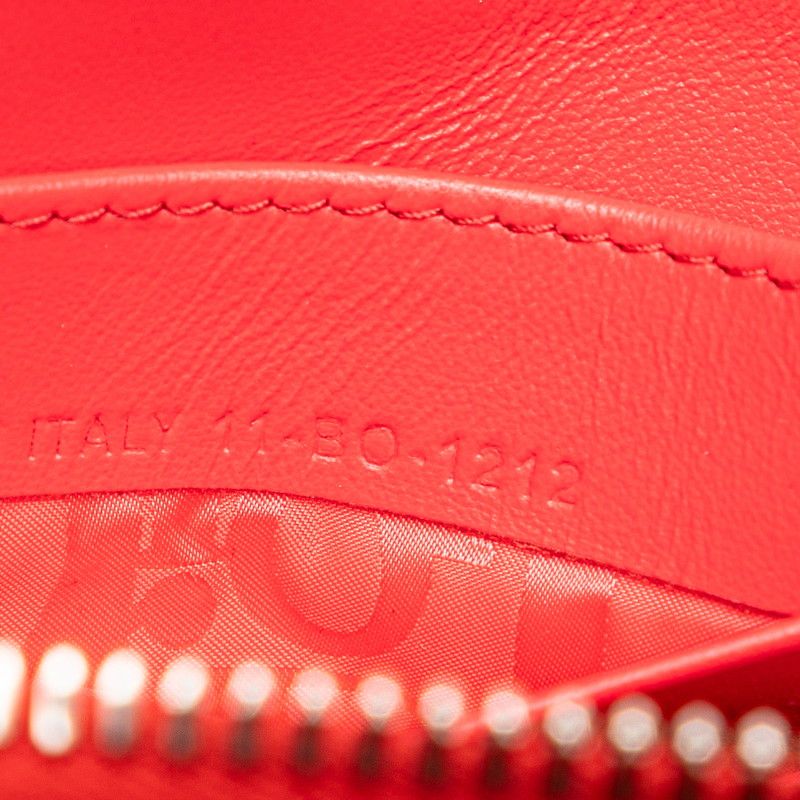 Dior Erl Trotter Mirage Quilted Rabbit Crossbody Shoulder Bag Red