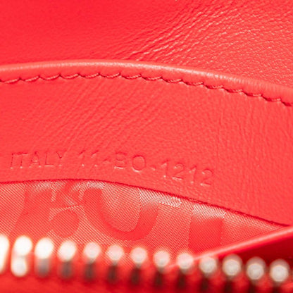 Dior Erl Trotter Mirage Quilted Rabbit Crossbody Shoulder Bag Red