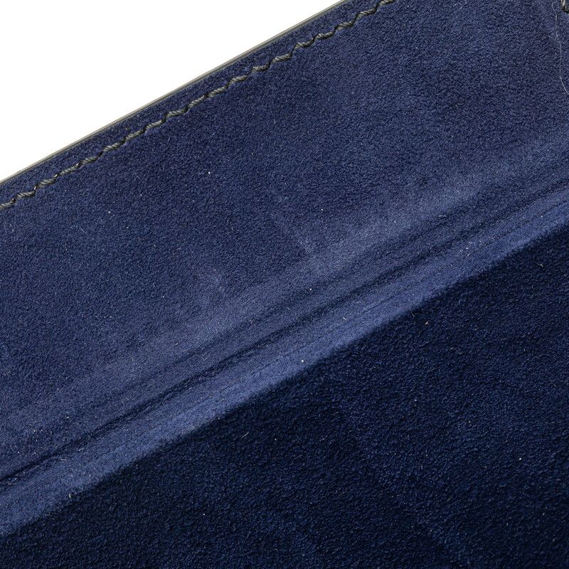 Dior Addict Small Box Crossbody Shoulder Bag Navy Leather