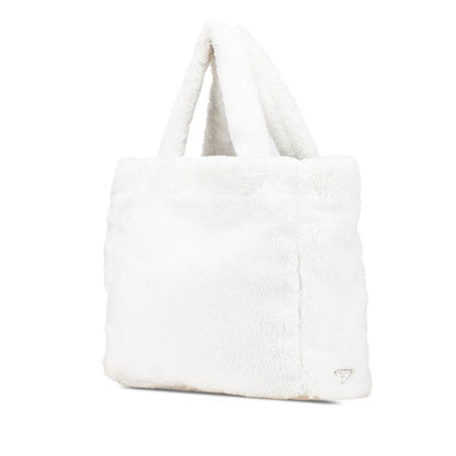 Prada Spugna White Bianco Pile