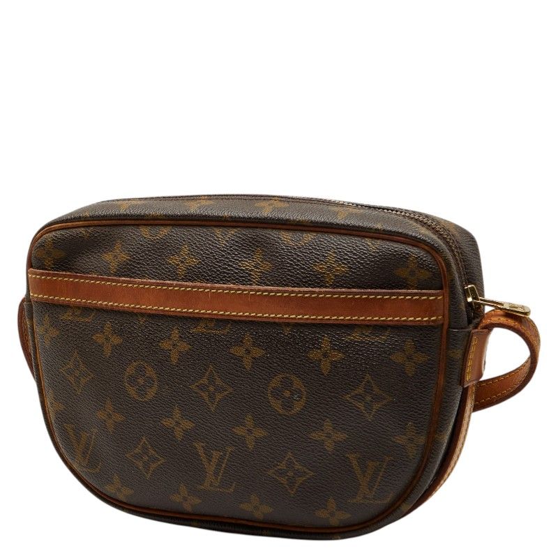 Louis Vuitton Monogram Genefille PM Crossbody Shoulder Bag Brown