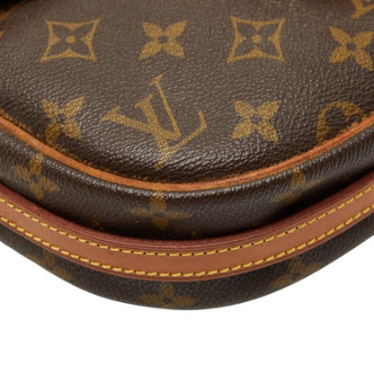 Louis Vuitton Monogram Genefille PM Crossbody Shoulder Bag Brown