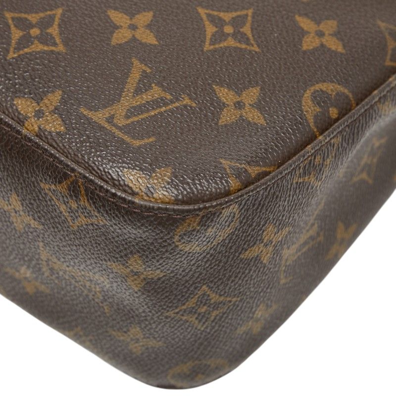Louis Vuitton Monogram Looping MM Shoulder Bag Brown Leather