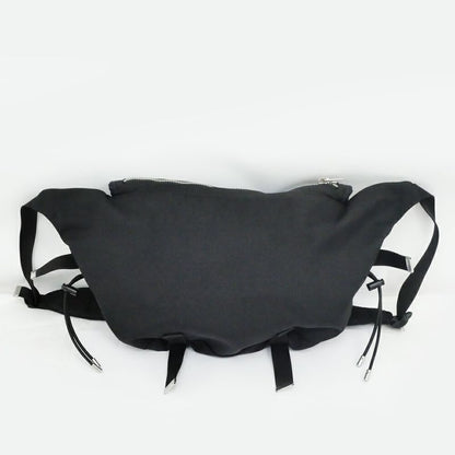Celine Trekking Messenger Black Nylon Bag