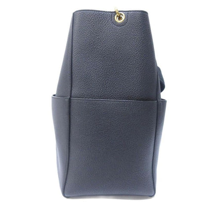 Celine Tote Shoulder Bag Sangle Bucket Small Leather Black