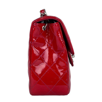 Chanel Mini Quilted Single Flap Chain Shoulder Bag CC Logo Enamel