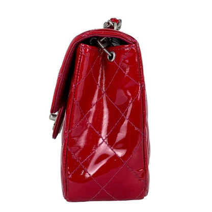 Chanel Mini Quilted Single Flap Chain Shoulder Bag CC Logo Enamel