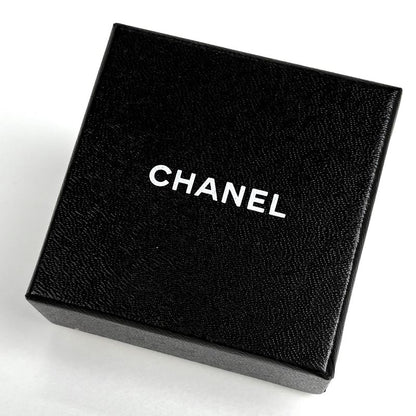 Chanel CC Logo Earrings Heart Swing Gold Plated