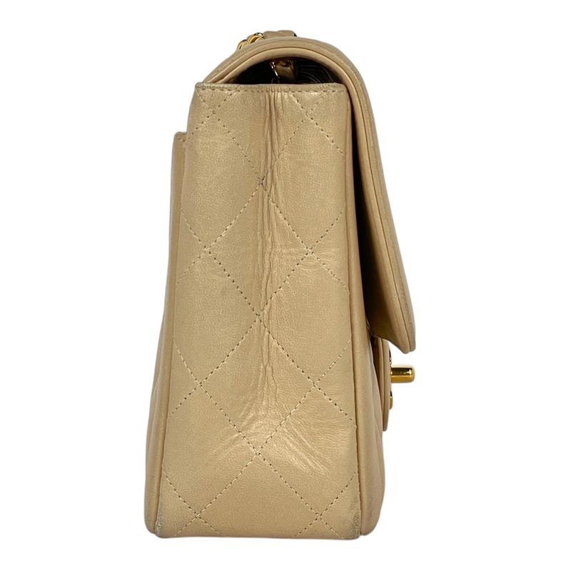 Chanel CC Logo Chain Shoulder Bag Quilted CC