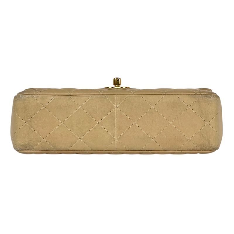 Chanel CC Logo Chain Shoulder Bag Quilted CC