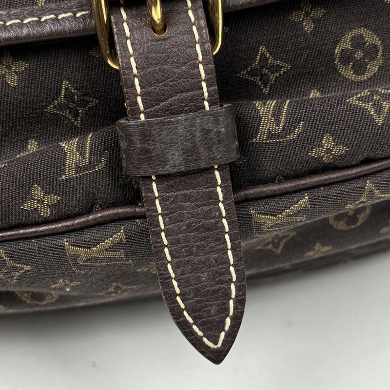 Louis Vuitton Saumur 30 Crossbody Shoulder Bag Monogram Mini Lin Ebene
