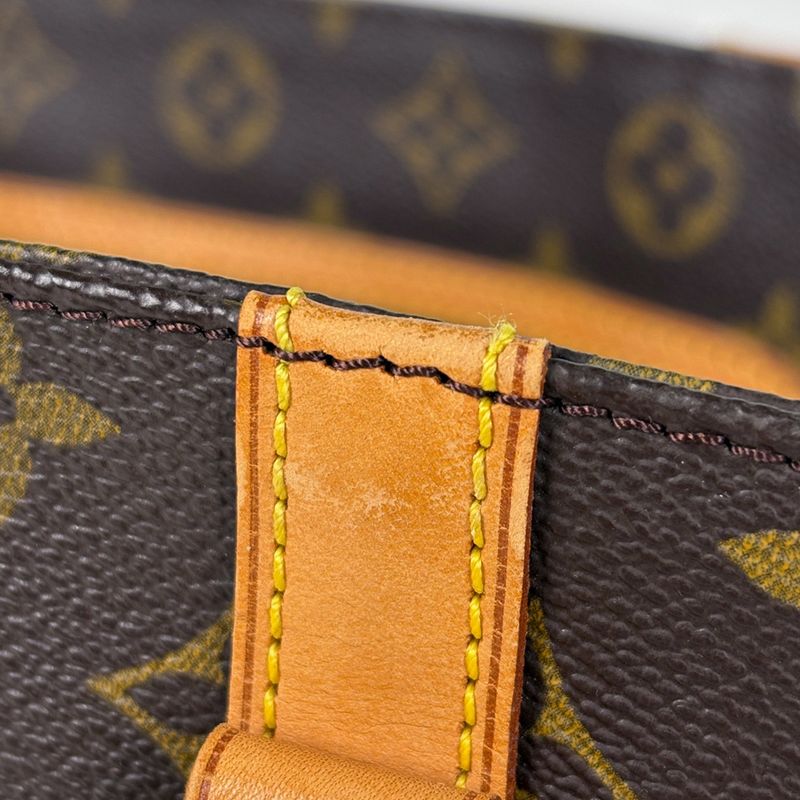 Louis Vuitton Sac Shopping Shoulder Bag Tote Monogram Brown