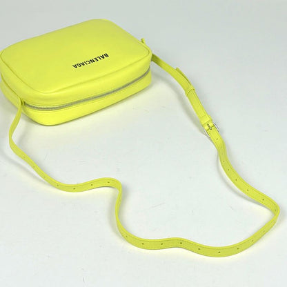 Balenciaga Everyday Shoulder Bag Leather Yellow