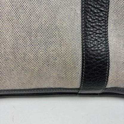 Hermes Garden Party PM Tote Toile Ash Gray Black