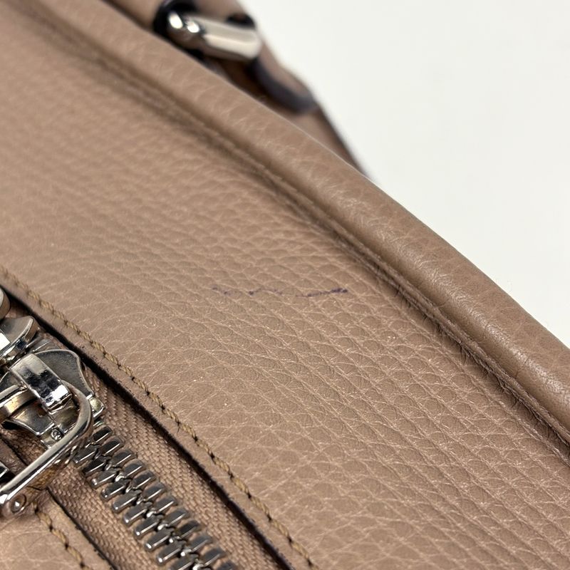Loewe Amazona 28 Anagram Logo Handbag Leather Beige