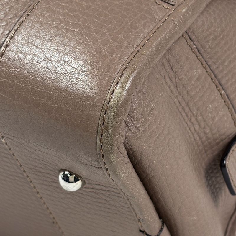Loewe Amazona 28 Anagram Logo Handbag Leather Beige