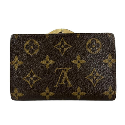 Louis Vuitton Bifold Wallet Monogram Porte Monet Billets Viennois Leather