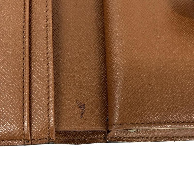 Louis Vuitton Bifold Wallet Monogram Porte Monet Billets Viennois Leather