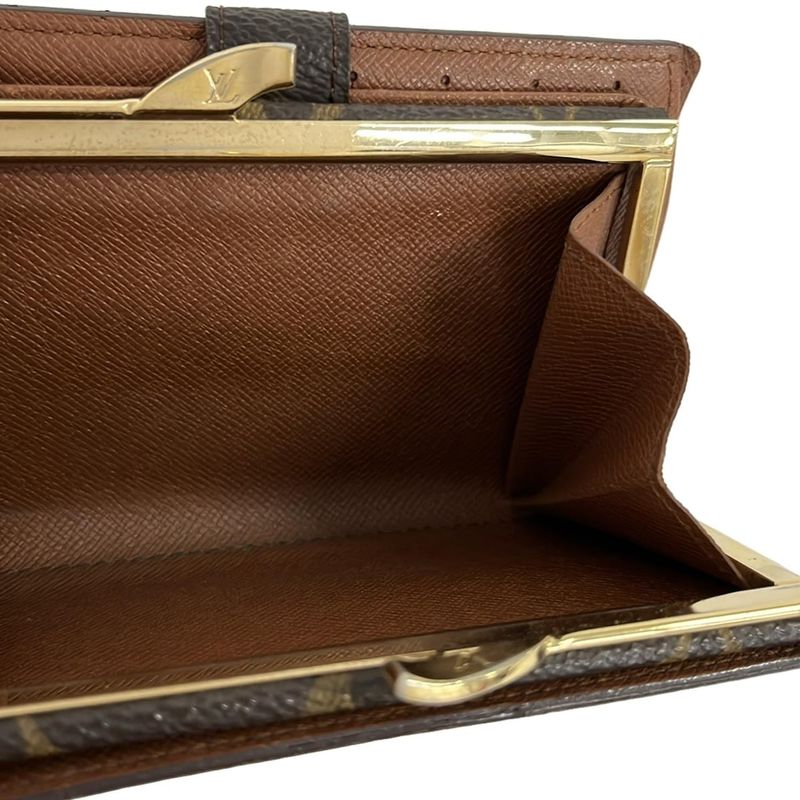 Louis Vuitton Bifold Wallet Monogram Porte Monet Billets Viennois Leather