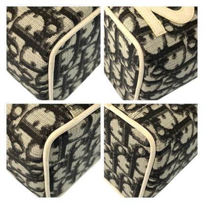 Dior Trotter White Black Handbag Vanity Bag