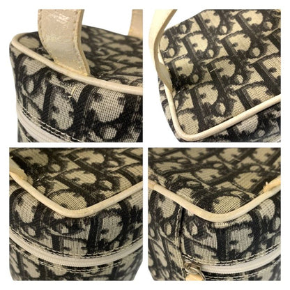 Dior Trotter White Black Handbag Vanity Bag