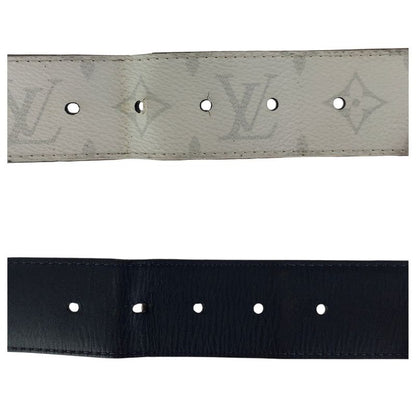 Louis Vuitton Monogram Ceinture Li Verso White Black