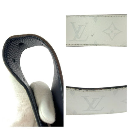 Louis Vuitton Monogram Ceinture Li Verso White Black