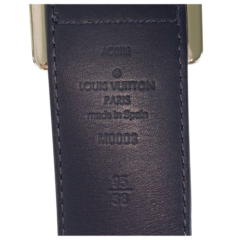 Louis Vuitton Monogram Ceinture Li Verso White Black