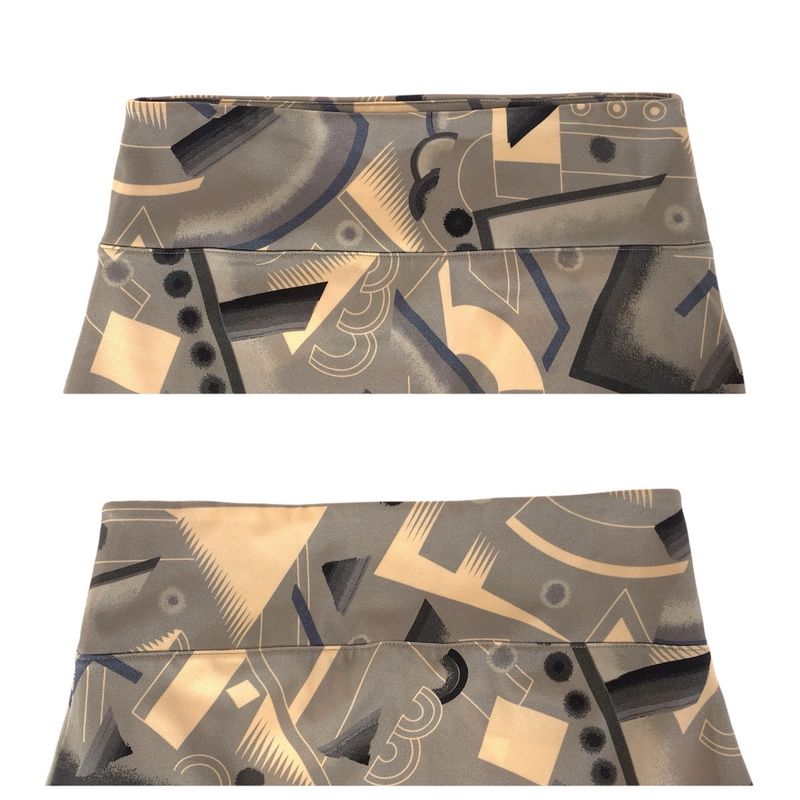 Fendi Sportswear Khaki Polyester Leggings Long Pants