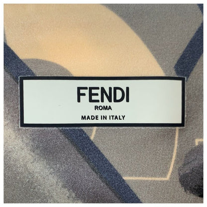 Fendi Sportswear Khaki Polyester Leggings Long Pants