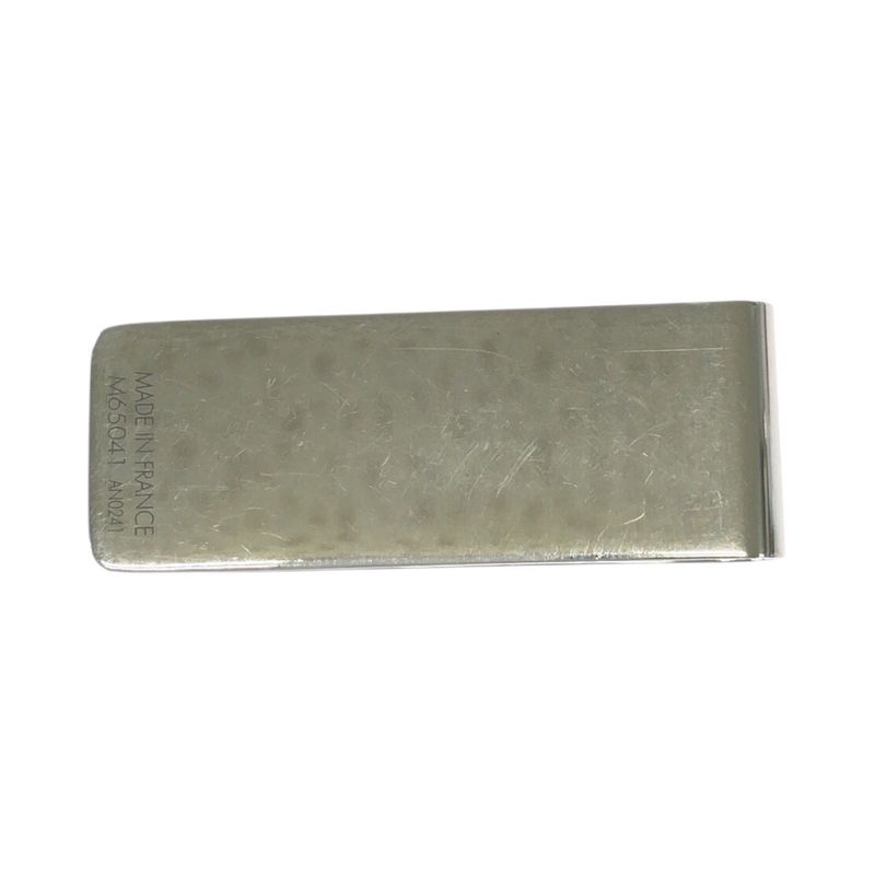 Louis Vuitton Bill Clip Silver Steel Money Shoulder Bag