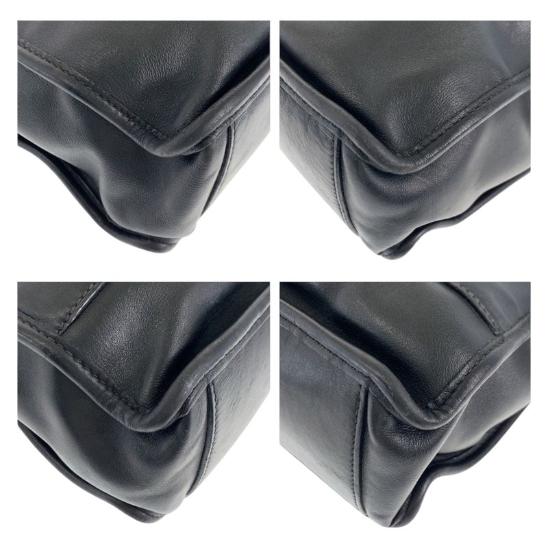 Prada Black Leather Business
