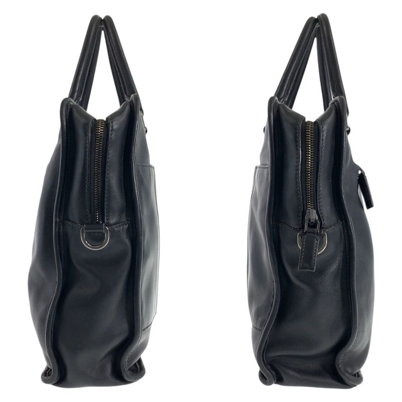 Prada Black Leather Business