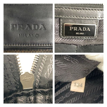 Prada Black Leather Business