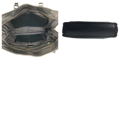 Prada Black Leather Business