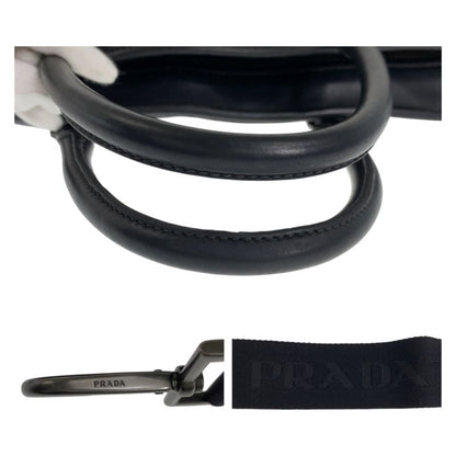 Prada Black Leather Business
