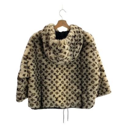 Louis Vuitton Monogram 34 Brown Off White Mink Jacket Hoodie F-mink Coat Off-white