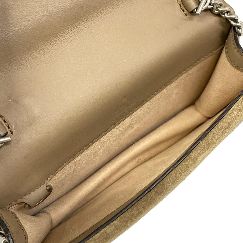 Gucci Shoulder Bag Dionysus GG Plus Supreme Ebony Beige
