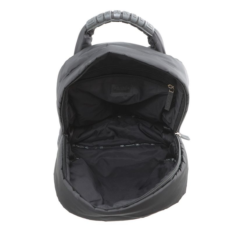 Chanel Backpack Sports Logo CC Nylon Black
