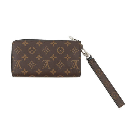Louis Vuitton Wallet Monogram Macassar Zippy Dragonne Noir Black