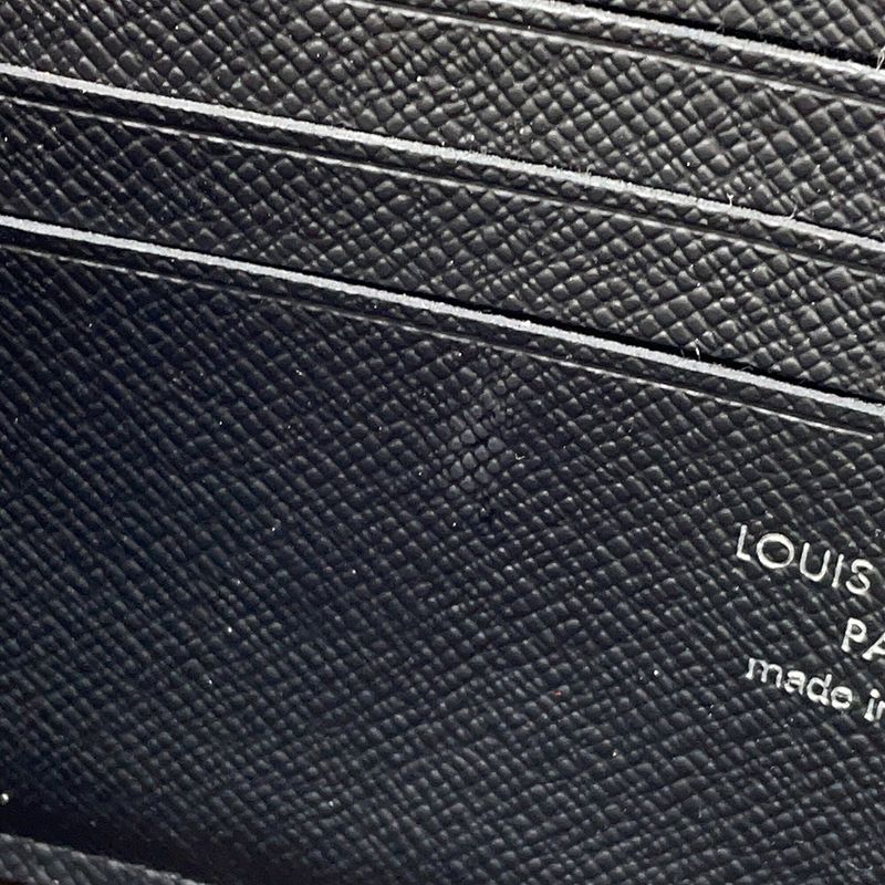 Louis Vuitton Wallet Monogram Macassar Zippy Dragonne Noir Black