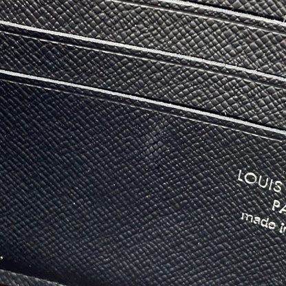 Louis Vuitton Wallet Monogram Macassar Zippy Dragonne Noir Black