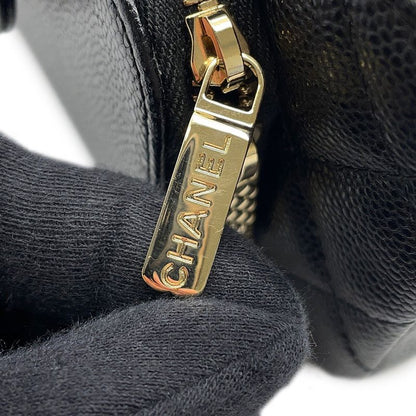 Chanel Phonecase Quilted Chain Shoulder Caviar Leather Bag