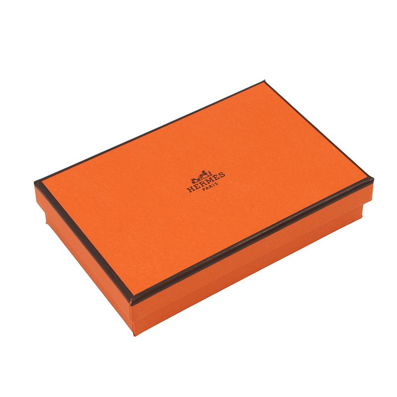Hermes Card Case Calvi Duo Dune Epsom Business Holder