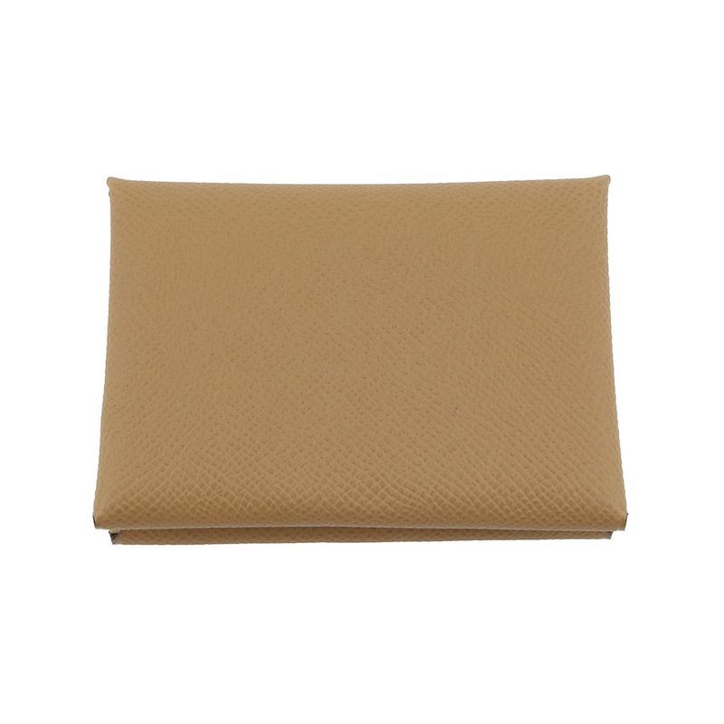 Hermes Card Case Calvi Duo Dune Epsom Business Holder