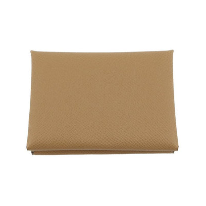 Hermes Card Case Calvi Duo Dune Epsom Business Holder