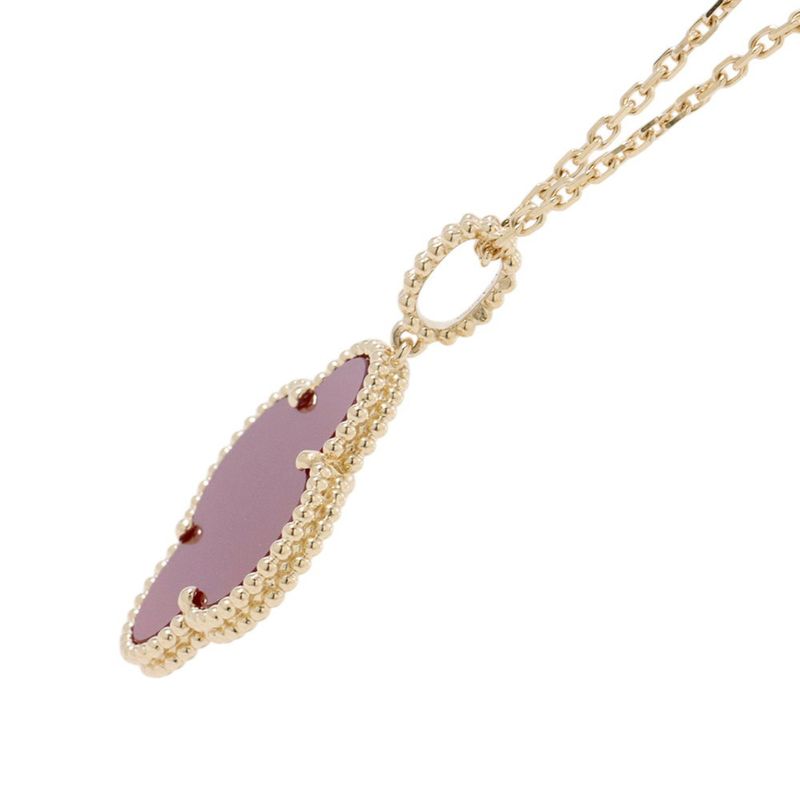 Van Cleef & Arpels Necklace Magic Alhambra Long 1 Motif Carnelian 18K