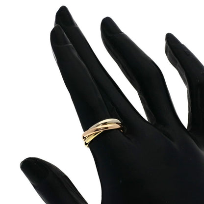 Cartier Trinity SM 50 Ring 18K Yellow Gold 18K White Pink