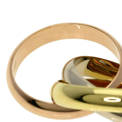 Cartier Trinity 52 Ring 18K Yellow Gold 18K White Pink